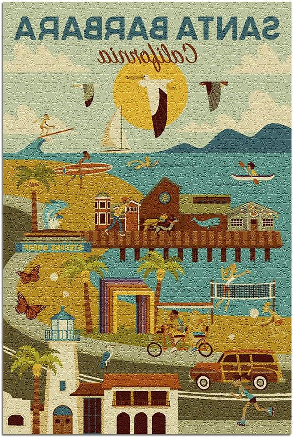 Santa Barbara Scene Puzzle